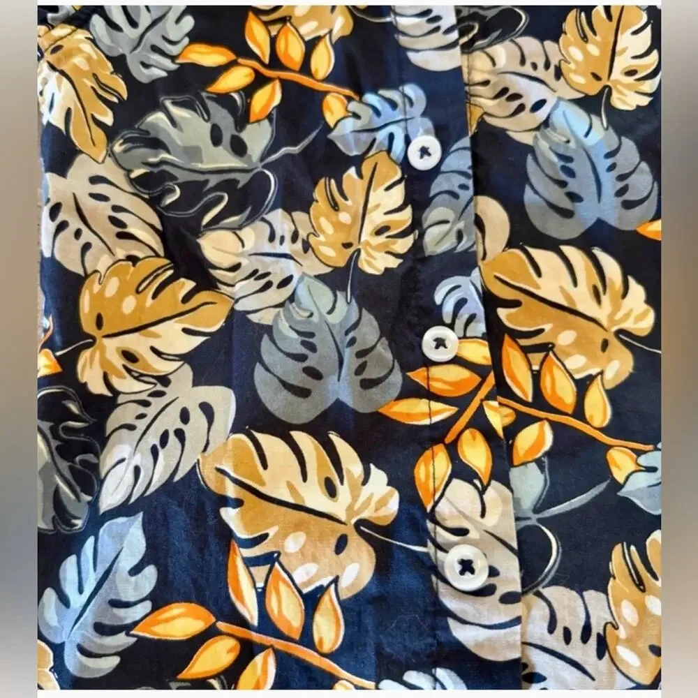 Brooklyn Boys- Kids 2 Piece Blue Leaf Print Matching Set, Size 3T